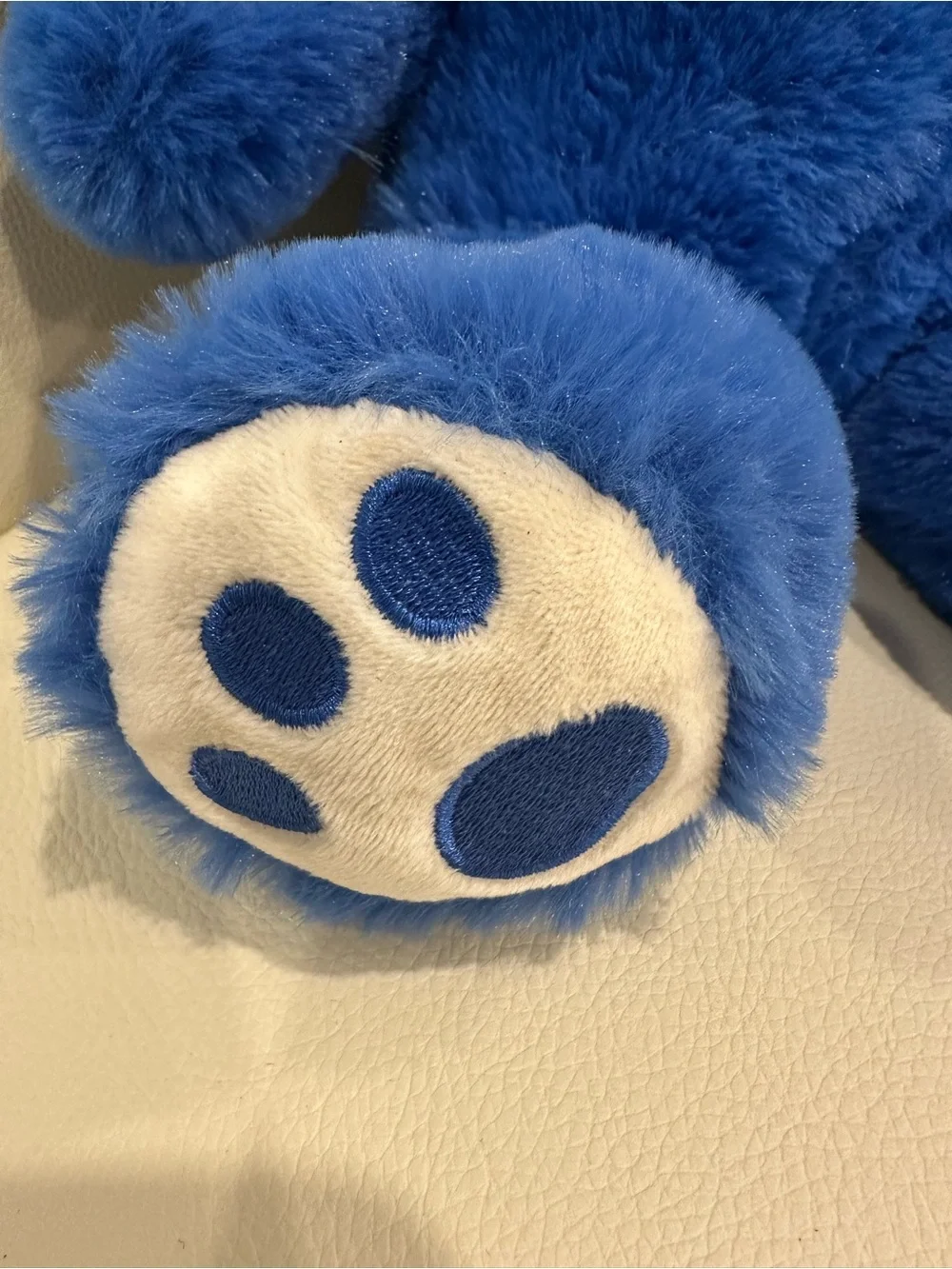 Blue Plush Bunny Soft Stuffed Animal for Kids - Soft Cuddly Toy 12”